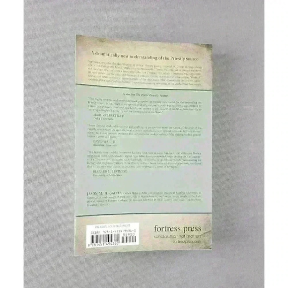 The Poetic Priestly Source by Jason Gaines (Paperback, 2015) Pentateuch Studies - Picture 5 of 9